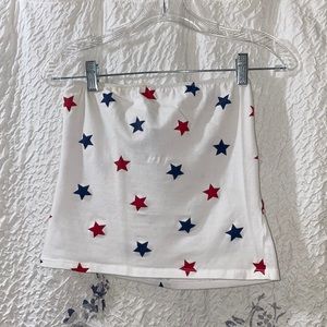 Strapless top